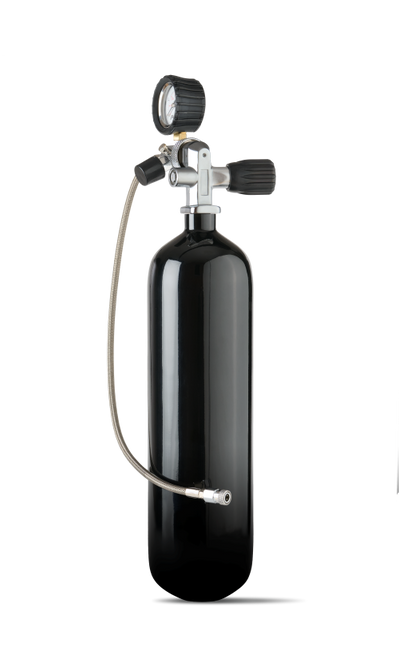 3L Mobile Fill Bottle with Whip 4500 PSI