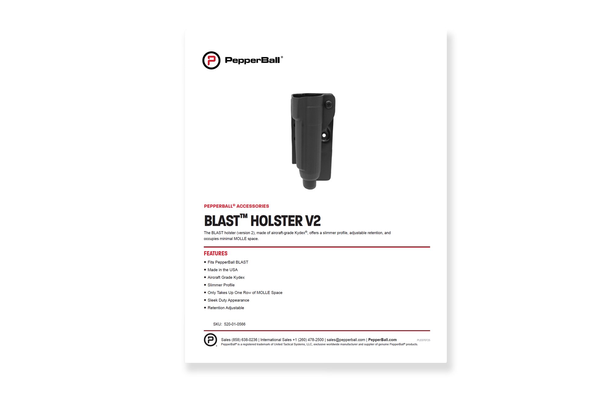 BLAST™ Holster V2