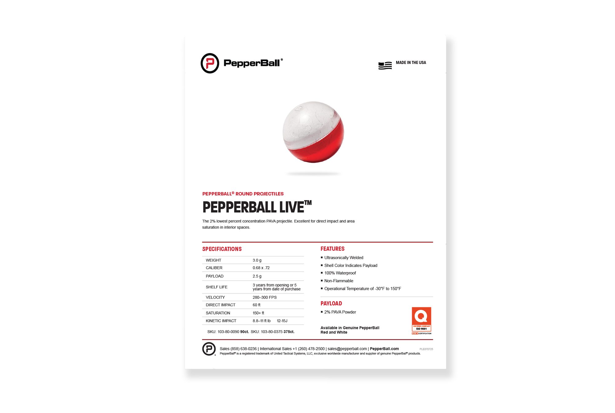 PepperBall LIVE™