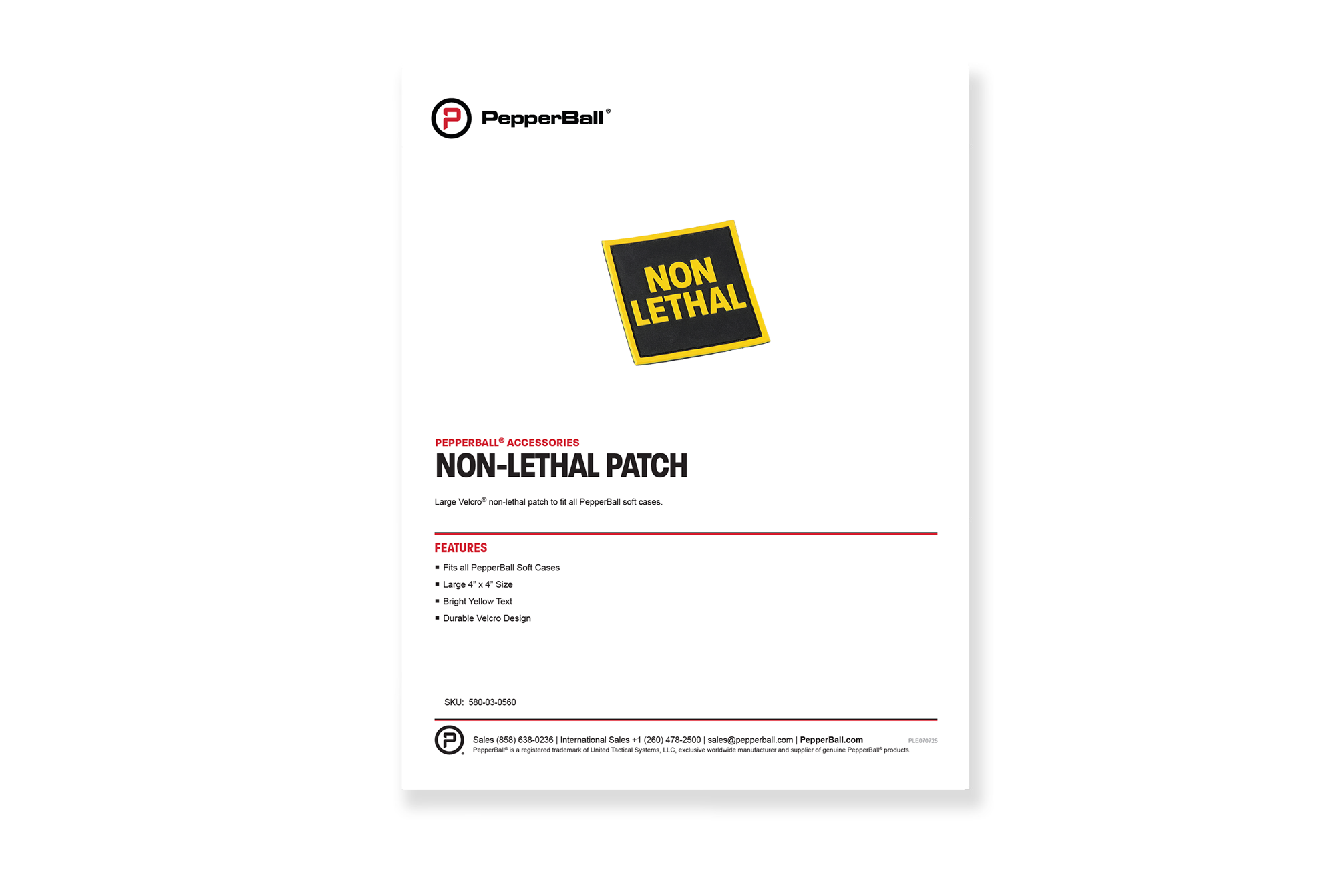 Non-Lethal Patch