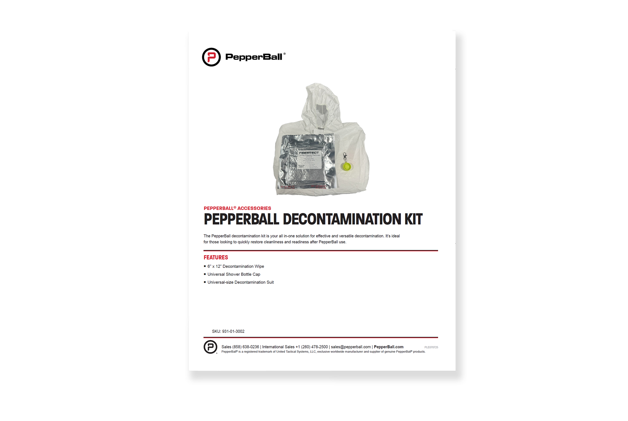 PepperBall® Decontamination Kit