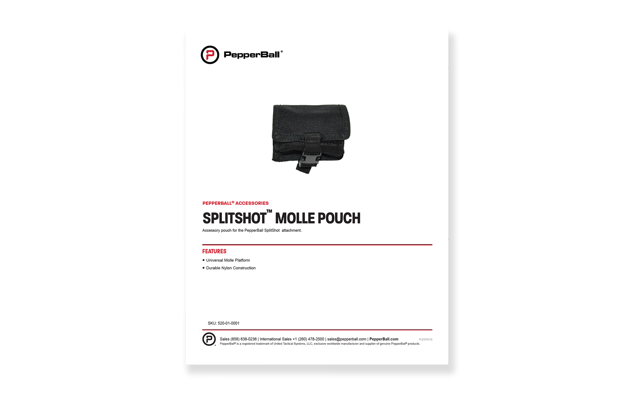 SplitShot Molle Pouch