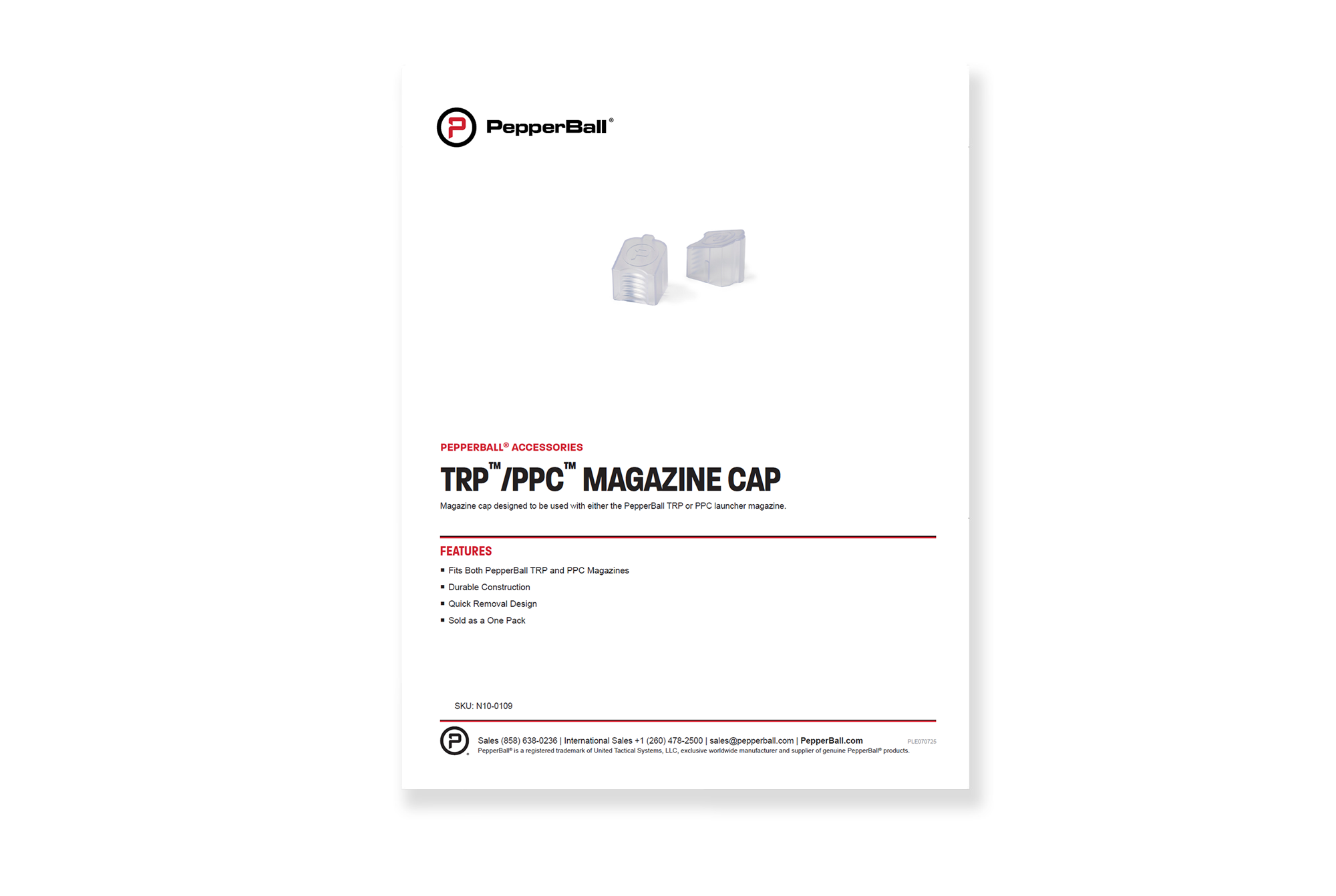 TRP/PPC Magazine Cap