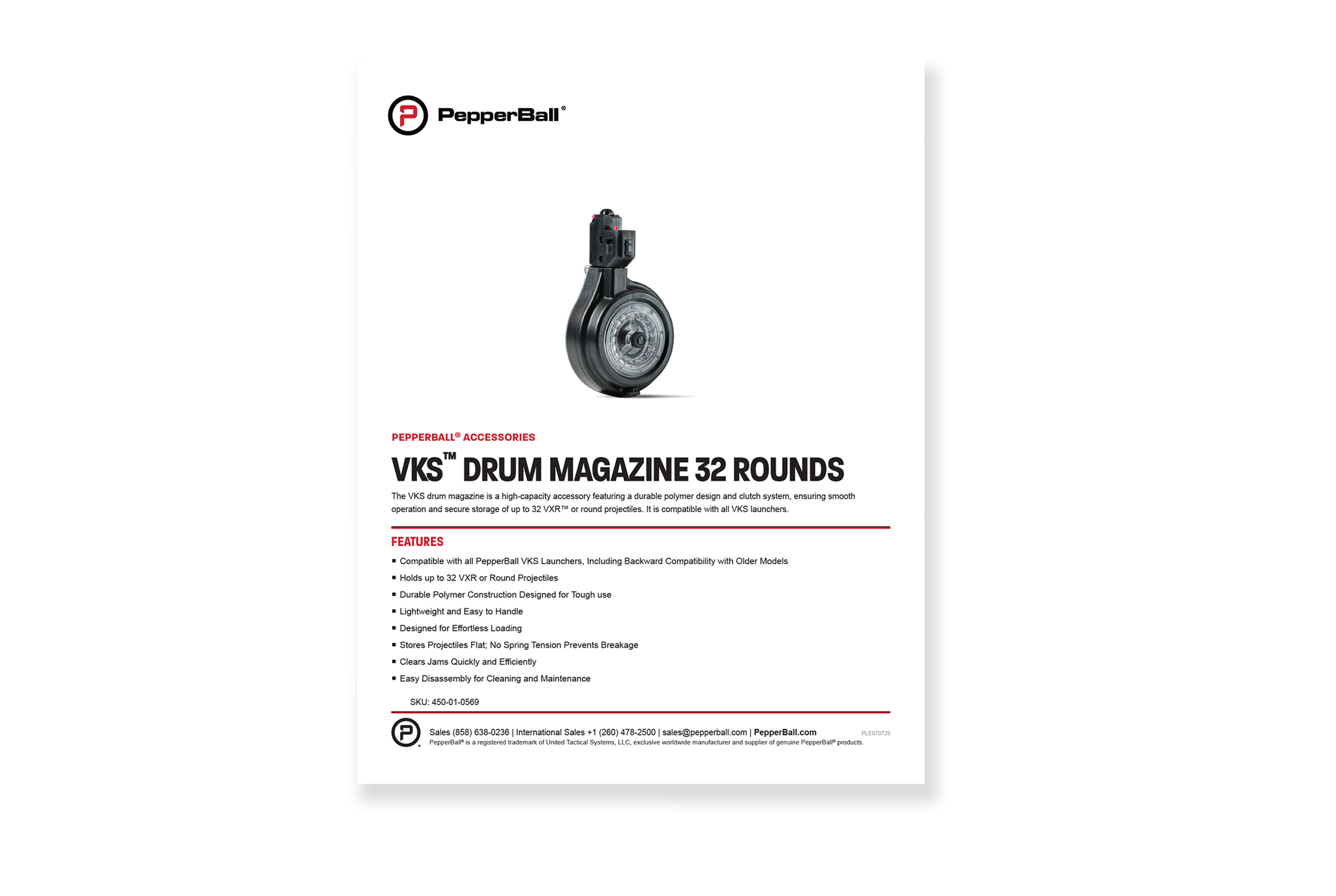 VKS™ Drum Magazine 32 Rounds